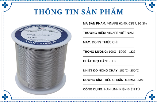 Tại Sao Thiếc Hàn Vinafe Được Ưa Chuộng Trong Ngành Công Nghiệp Điện Tử?