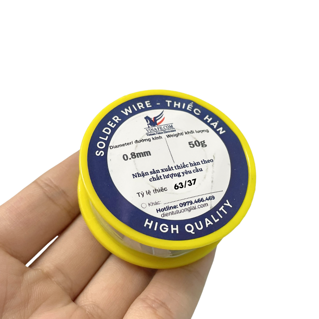 Thiếc Hàn 70/30 VinaFe 0.8mm 50G