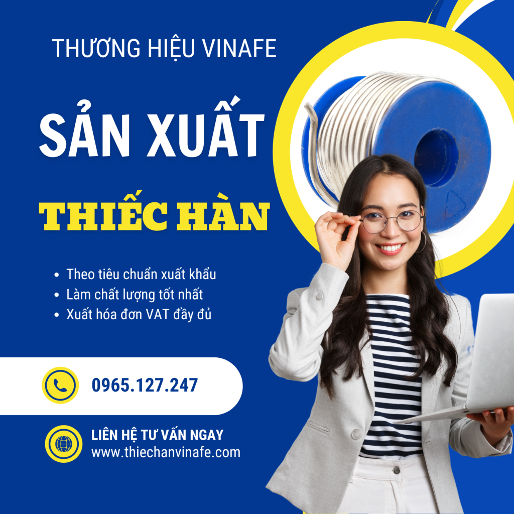 Thiếc Hàn VinaFe Chất Lượng Cao, Sản Xuất Theo Yêu Cầu