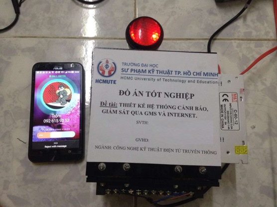Đồ án thiết kế hệ thống cảnh báo, giám sát qua GSM và internet